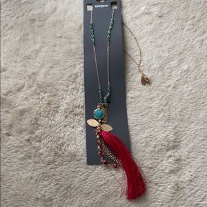 Boho chic necklace